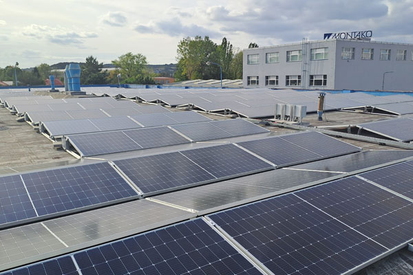 Priemyselná strešná FVE pre NES Mělník, s.r.o., Kralupy nad Vltavou